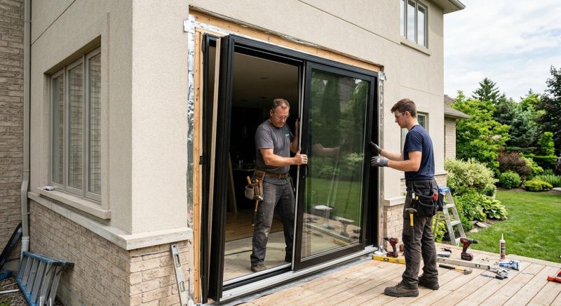 Sliding Door Installation project example